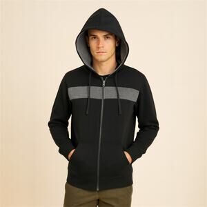 Tahari Sport Full Zip Color Block Hoodie Jacket Size Small Sporty Performance